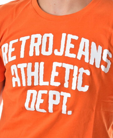 Retrojeans pánske tričko ICON Retro Jeans oranzove