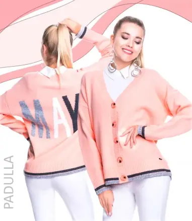 Mayo Chix sveter PADULLE ružový